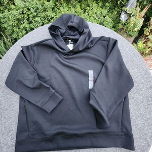 all in motion Black Crewneck Hoodie - Minimal Pullover